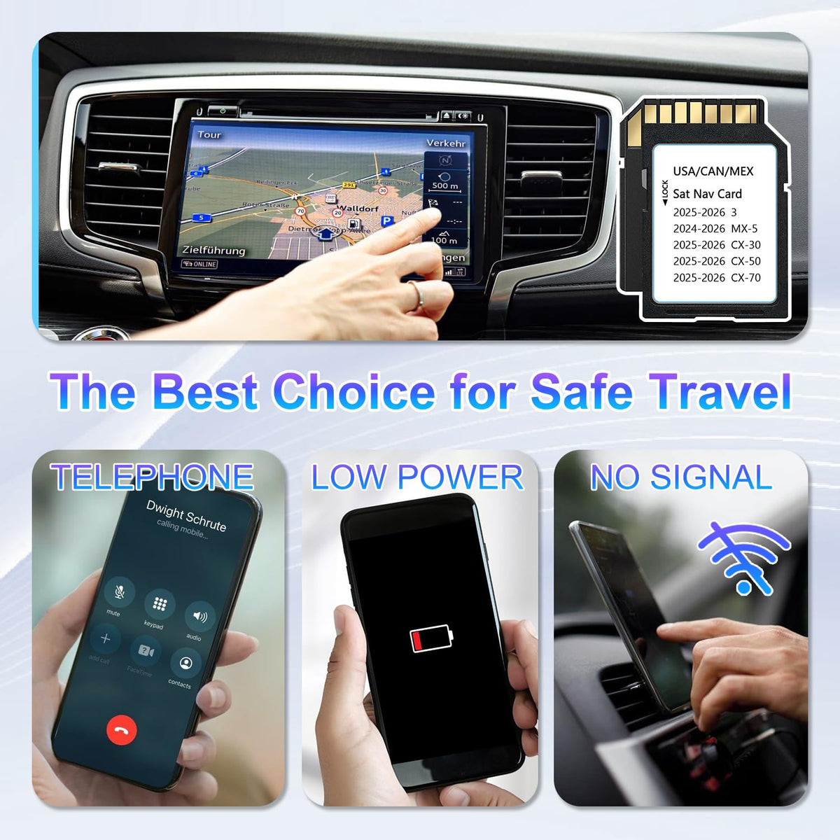 Suejezt offline navigation ensures directions without cell service.