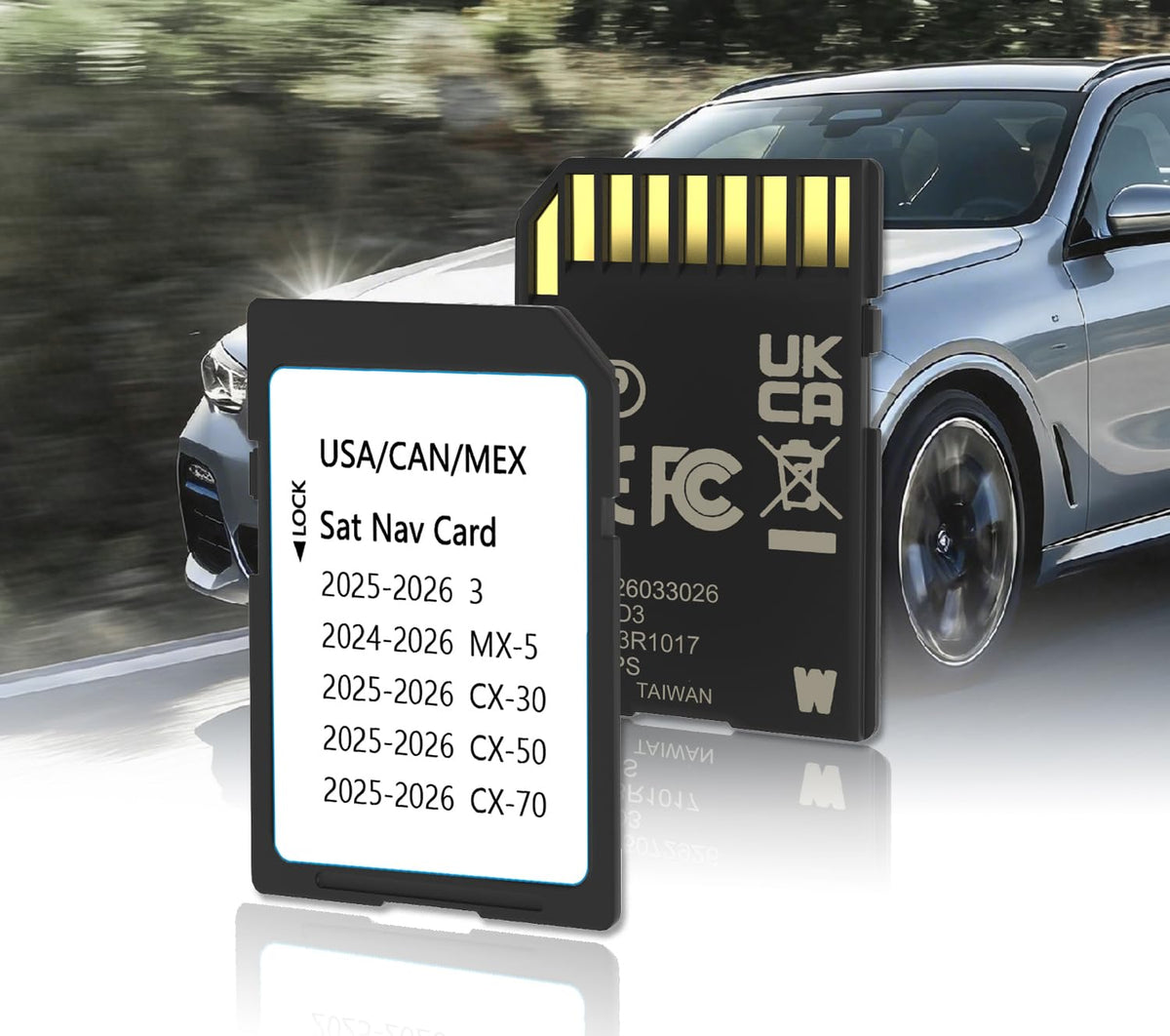 Suejezt 2026 navigation SD card with USA map for offline driving.