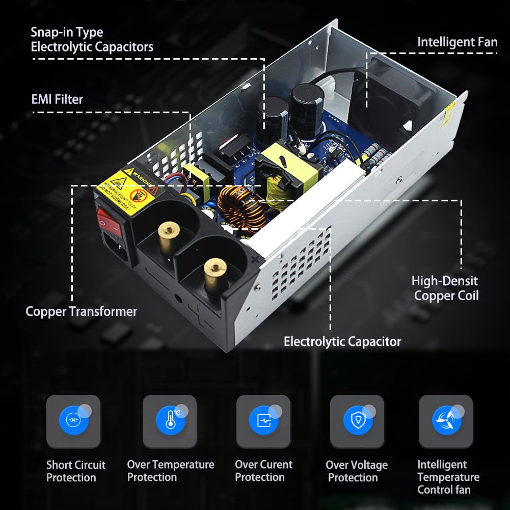 SUMANEP powering LED strip demo showing stable illumination and compatibility