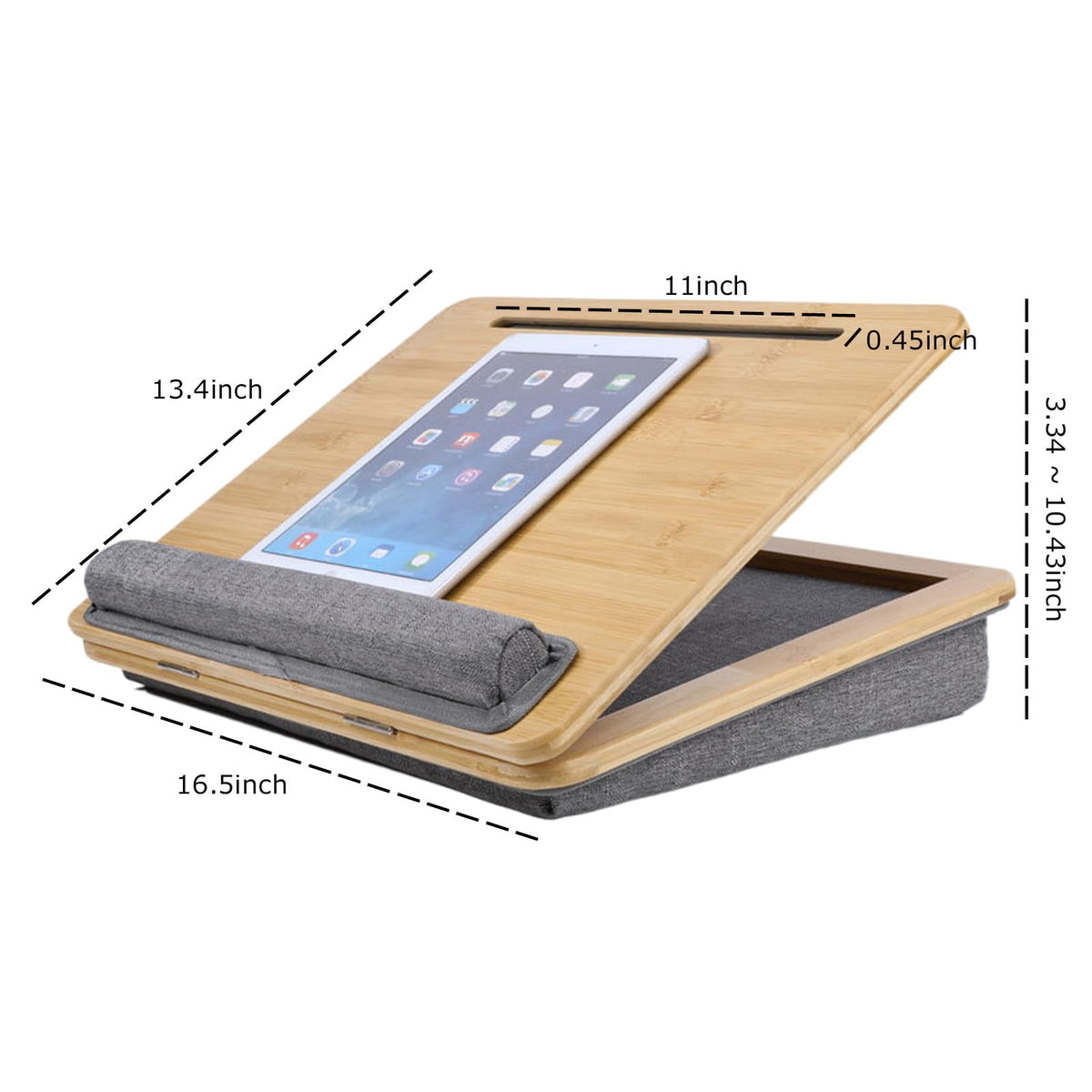 SUMISKY angled view highlighting adjustable height positions for ergonomic viewing