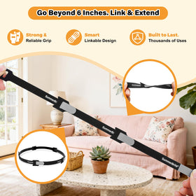 SummerBrite hook-and-loop fastener provides a strong grip without cable damage.