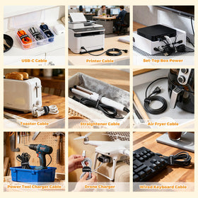 SummerBrite travel cord organization straps keep packing tidy and organized.