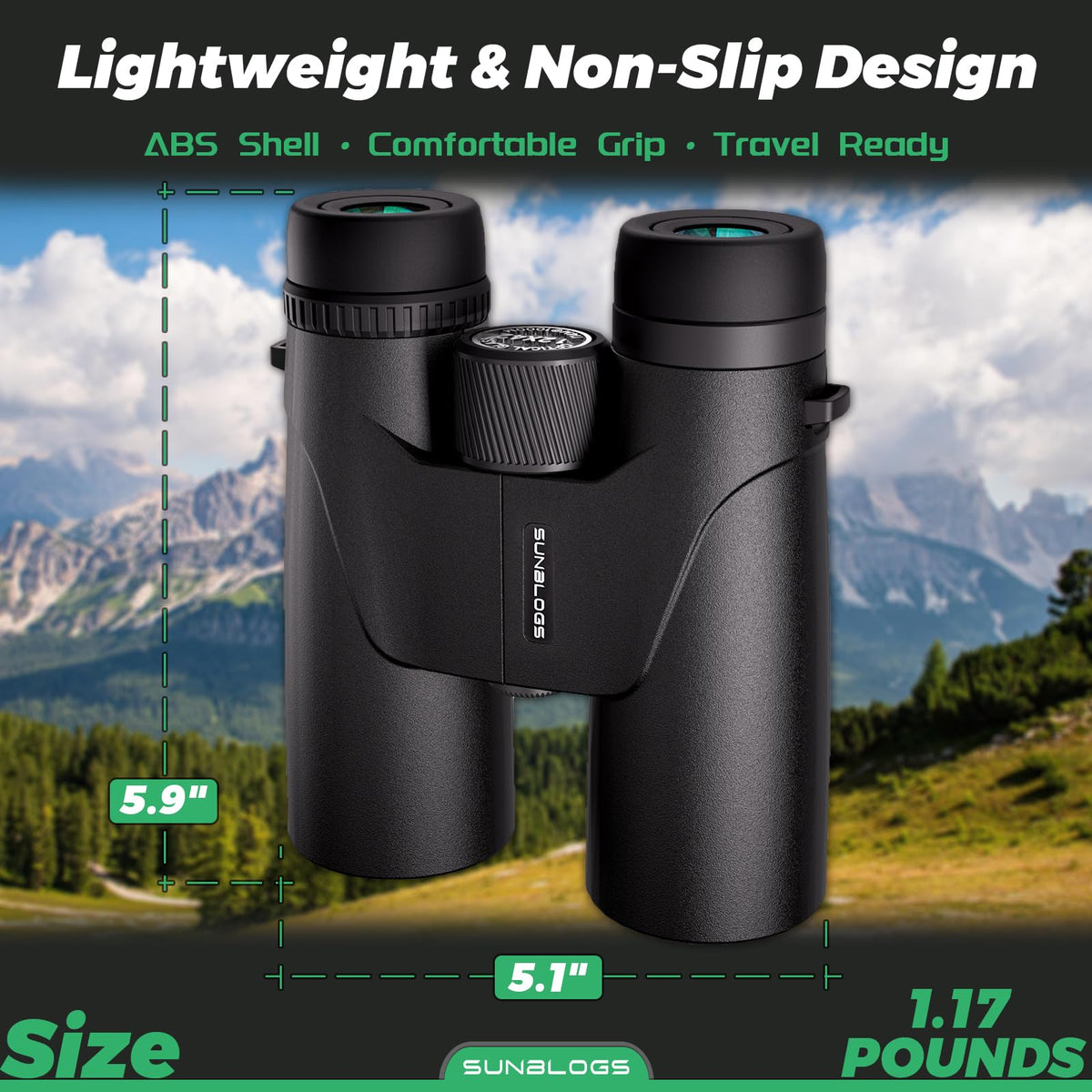 Lightweight at 1.17 lbs for easy all-day carry