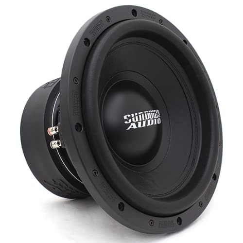 Sundown Audio SA-12 V.2 D2 rear view showing secure wiring terminal plates for reliable amps.