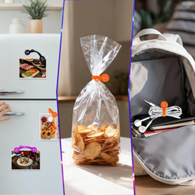 Sunficon desk clip organizes desktops and reduces desk clutter.