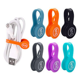 Sunficon magnetic cable clip pack keeps desk cables organized and accessible.