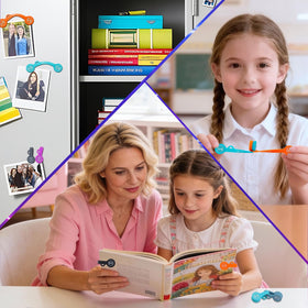  SUNFICON whiteboard marker holder clip keeps markers visible