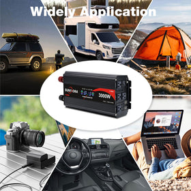 Sunivora inverter in use powering appliances on the go.