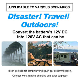 Sunivora inverter in an RV setup powering essentials