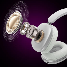 SUNJOM Mpods Hi-Res audio with deep bass for immersive music.