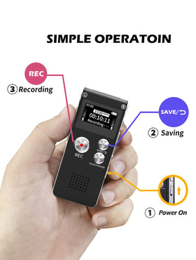 Sunlan held in hand to show compact size for portable convenience