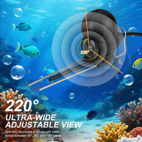 SUNMORN durable 50ft waterproof cable and connector for deep reach