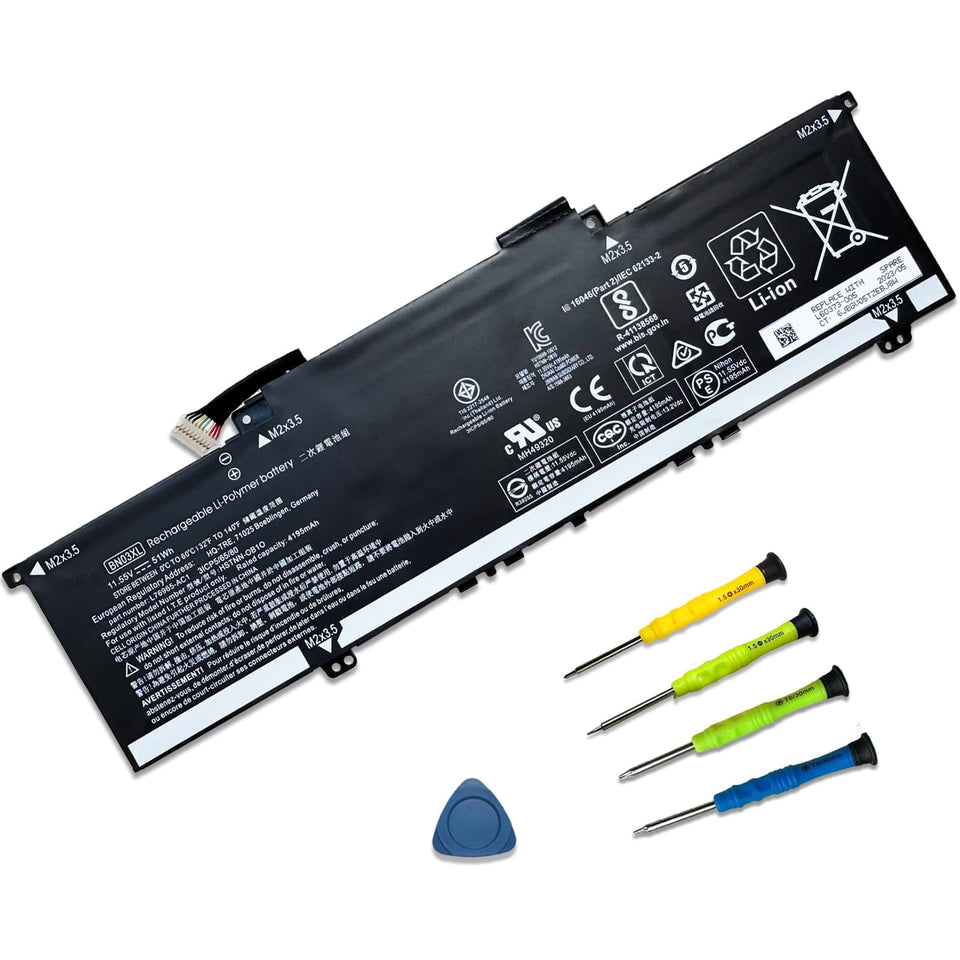SUNNEAR BN03XL front label view showing compatibility and part numbers