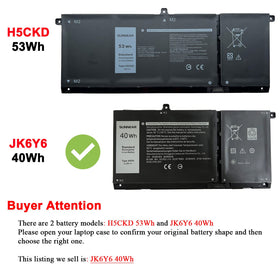 SUNNEAR JK6Y6 battery for Dell Inspiron 5400–5409 sustains productivity