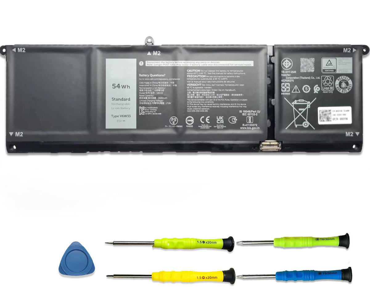 SUNNEAR V6W33 front view showing battery shape and contact points for easy replacement