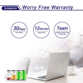 SUNNEAR V6W33 in a work setting powering a laptop for extended productivity