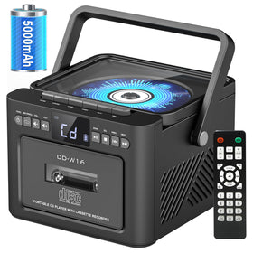 Sunoony boombox front view with LED display for easy home listening
