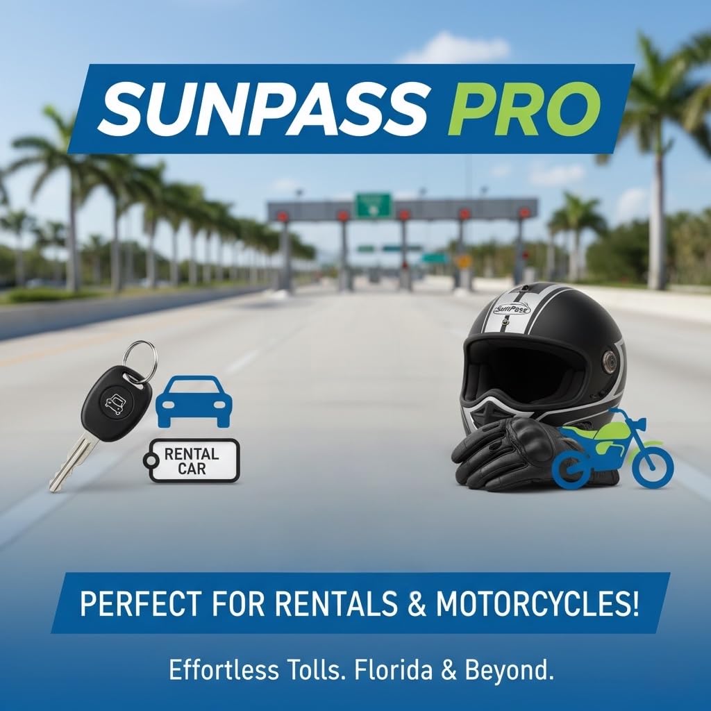 Generic SunPass Pro account screen on mobile app, showing balance management and transaction control
