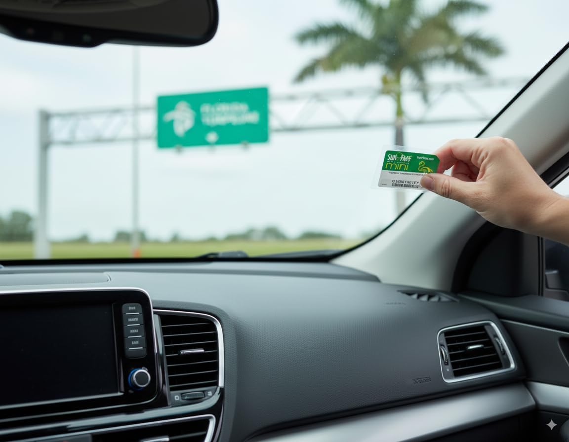 Discount toll labels show potential savings on eligible routes.