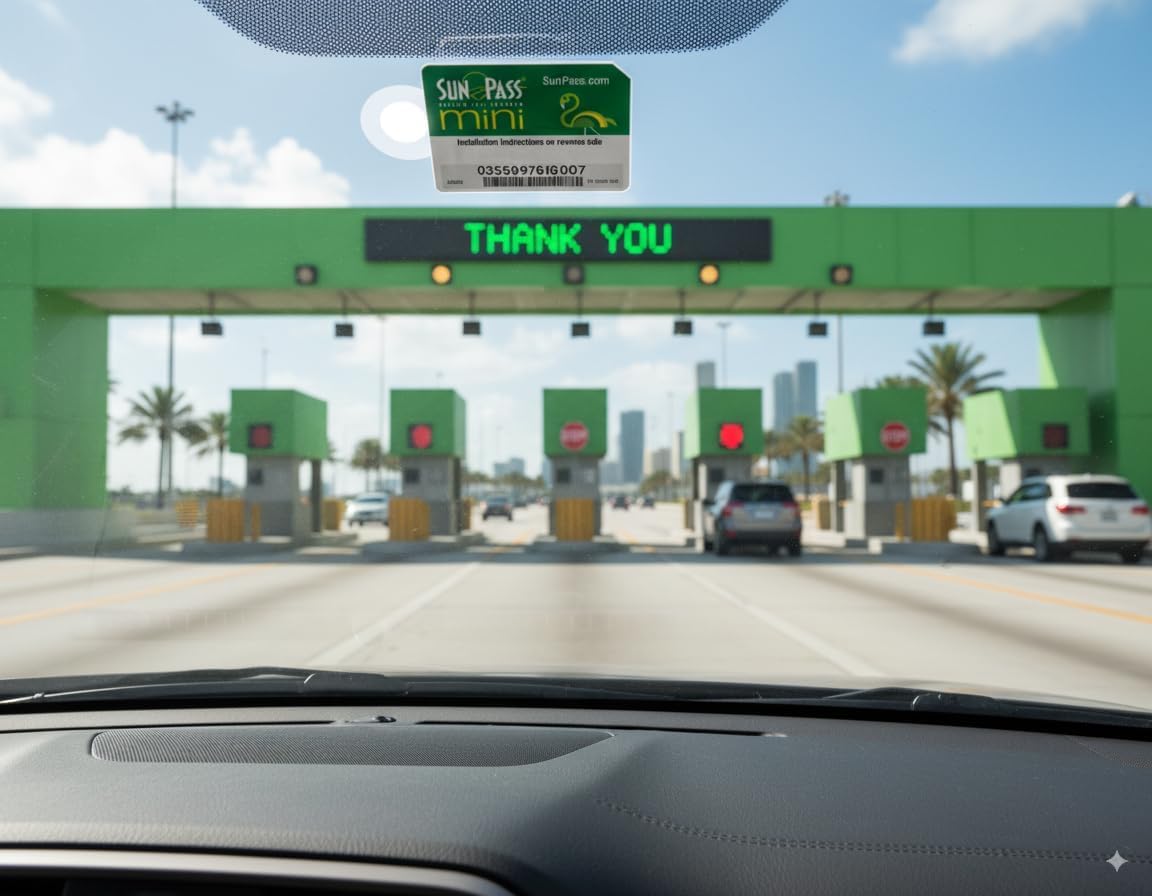 SunPass Pro packaging highlights prepaid convenience for travelers.