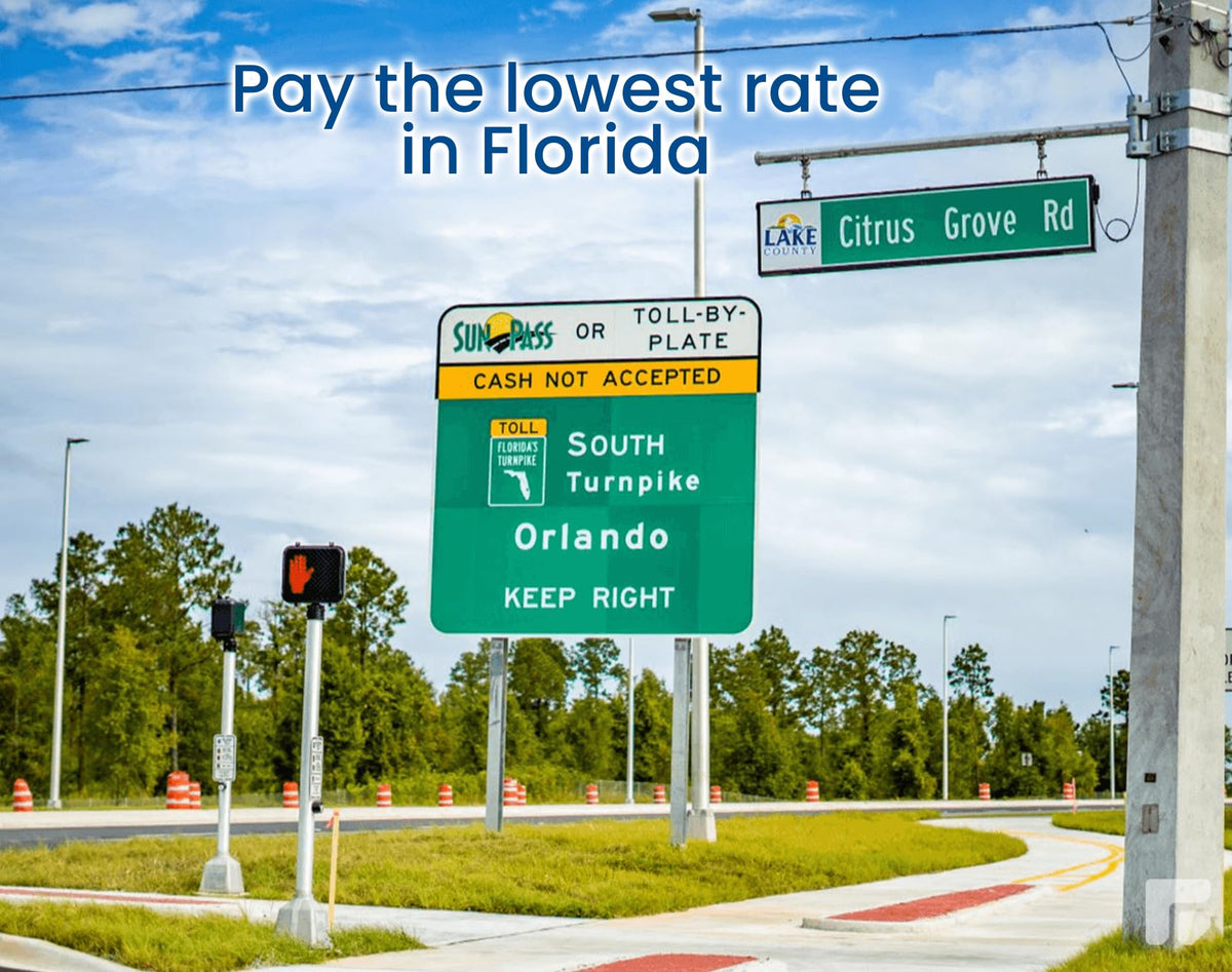 SunPass Pro reload screen shows easy top-up options.