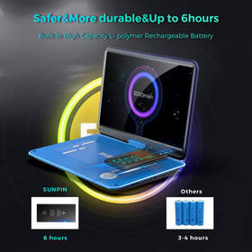 SUNPIN anti-shock protection ensuring smooth playback on the road.