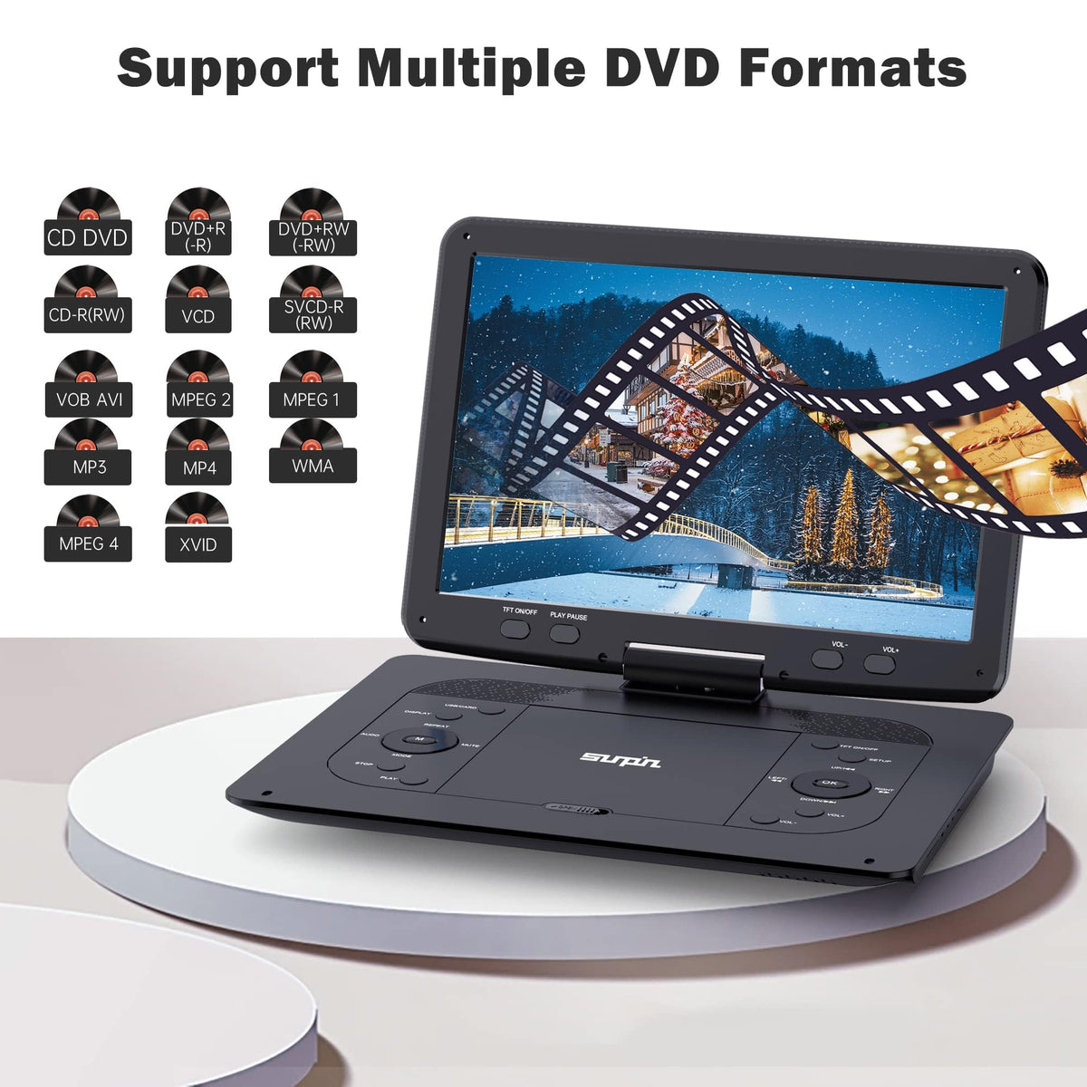 SUNPIN remote control simplifies operation for all ages.