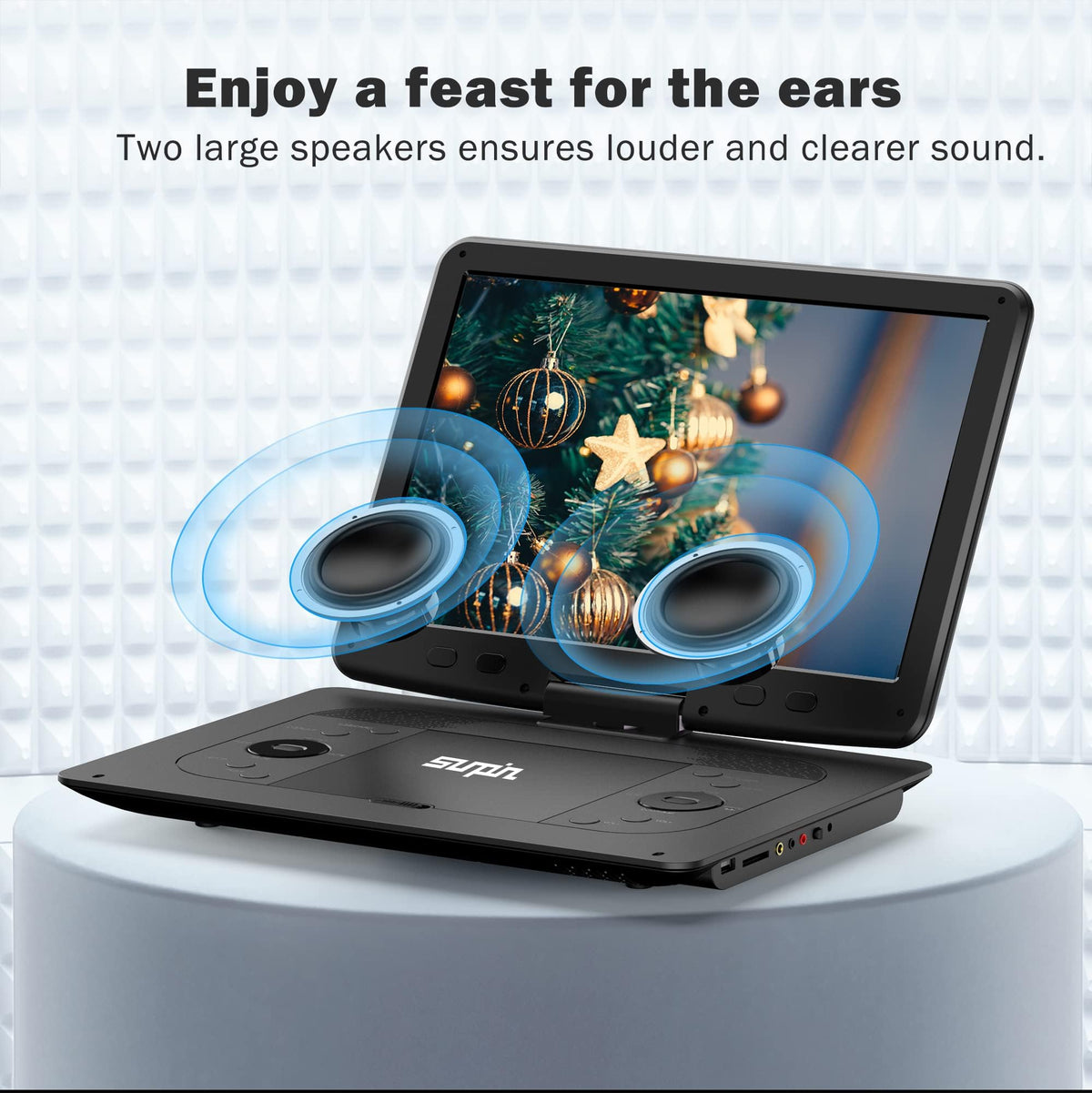 SUNPIN USB/SD compatibility lets you play a broad media library.
