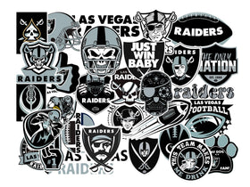 SUNSAIL Raiders stickers on a water bottle for rugged sports personalization.