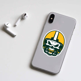 SUNSAIL Green Bay sticker on car or helmet provides weather-ready branding that lasts