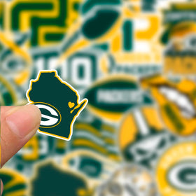 SUNSAIL Green Bay laptop sticker offers bold team pride and personalization