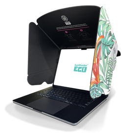 SunShader Eco laptop sun shade in jungle large shields glare for outdoor work.
