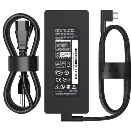 Sunshare 230W RC30-024801 charger front view for reliable laptop power on the go.