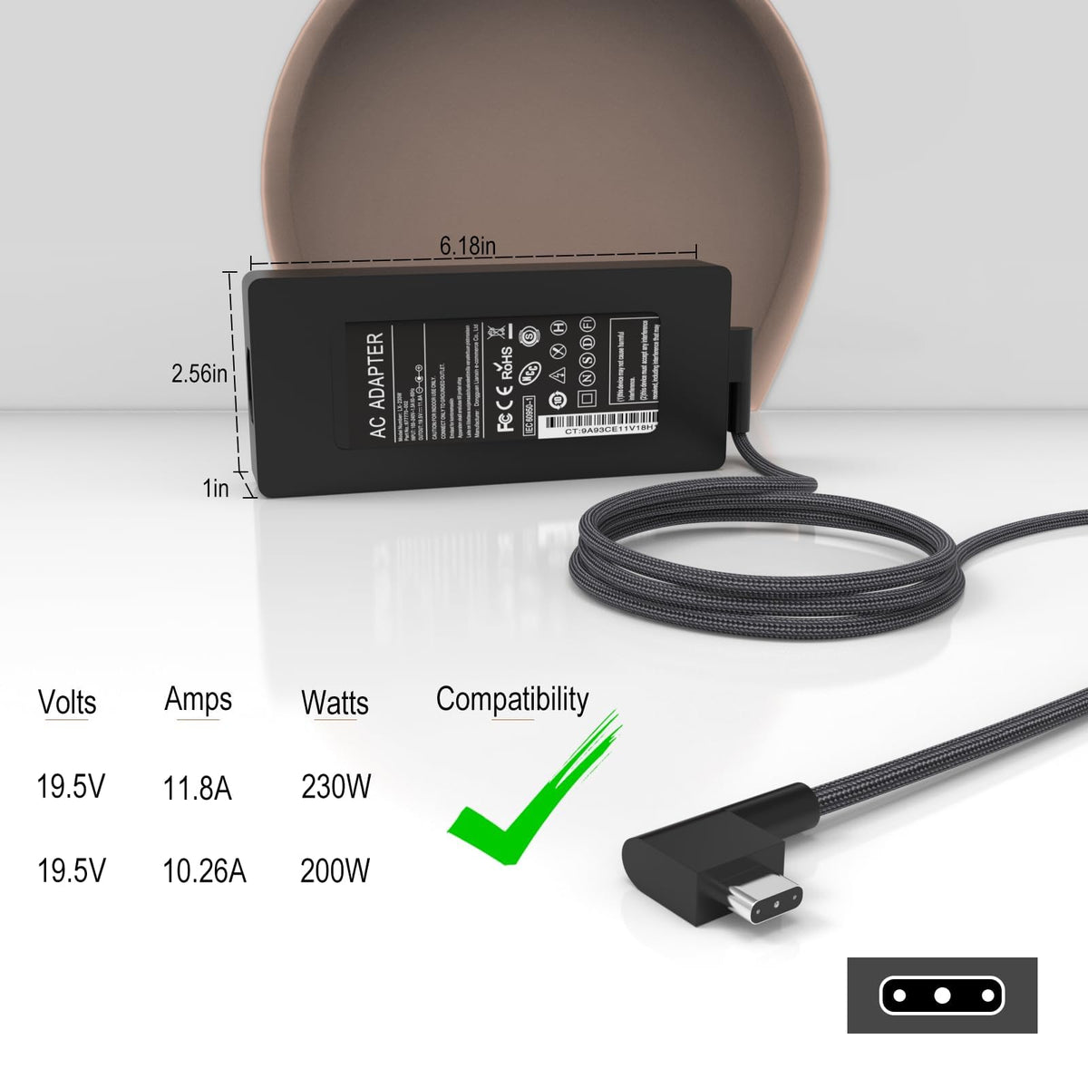 Sunshare RC30-024801 charger side ports enable quick connections to compatible devices.