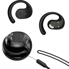 Sunshot OWS open-ear design keeps you aware of surroundings during workouts.