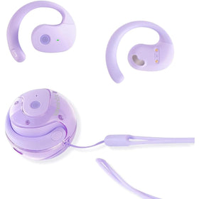 Sunshot OWS open-ear buds top view for secure fit during workouts and runs.
