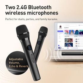 SunTrok karaoke night setup ready for family gatherings and upbeat playlists
