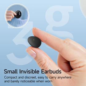 sunvito earbuds worn by side sleeper comfortable against pillow