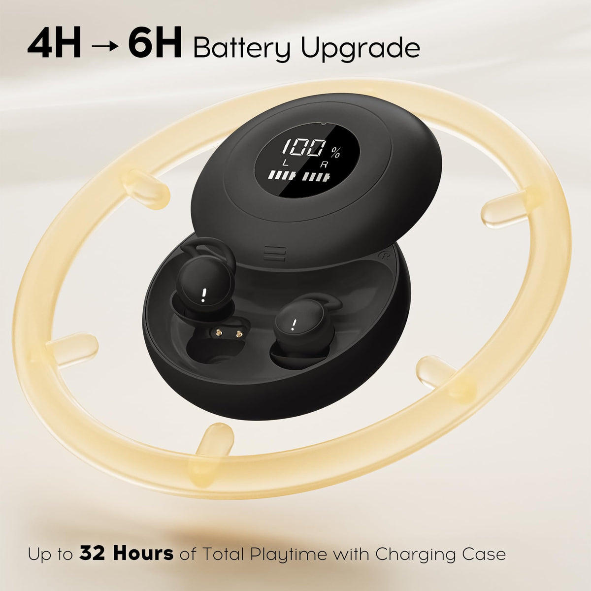 sunvito earbuds with bedside lifestyle suggesting better night routines