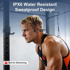 Sunvito IPX6 sweatproof design resists moisture during training