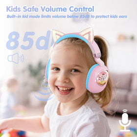 Sunvito Kids Headphones foldable design fits easily in backpacks.