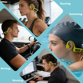 Sunvito open-ear audio supports swimming and pool workouts.