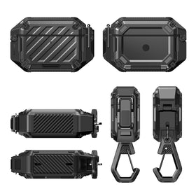 SUPCASE case clipped outdoors on hiking gear illustrating rugged use