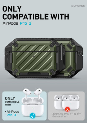 SUPCASE Guldan rear hard-shell showing military-grade impact protection benefit