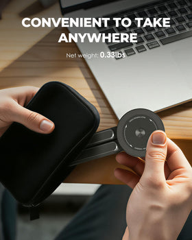 SupeDesk foldable design fits portable bag and travel