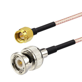 Superbat BNC-to-SMA cable 30 cm for quick RF testing.