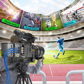 Compatible with Blackmagic, AJA, Grass Valley in Superbat SDI cable