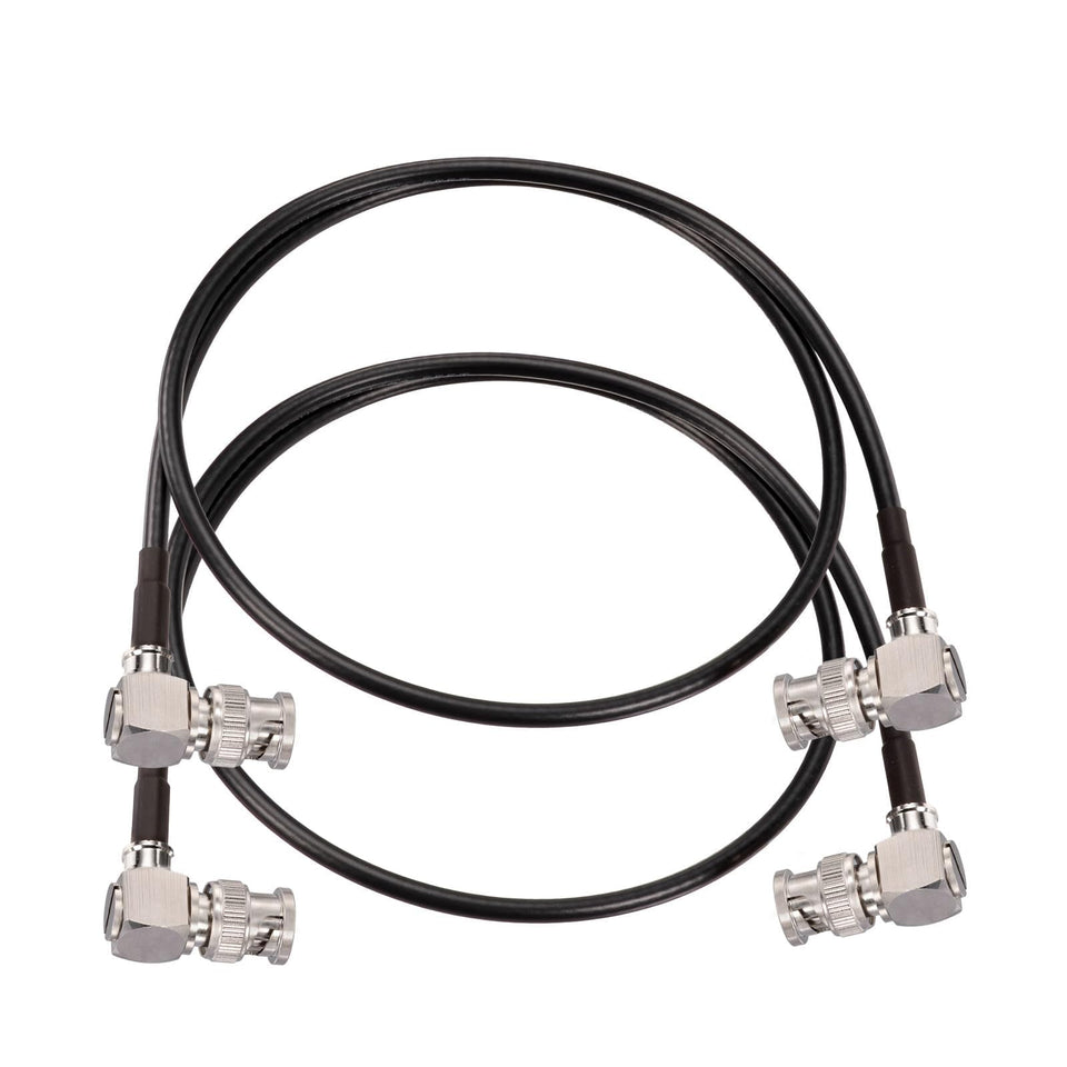 Superbat SDI cable right-angle 2ft close-up shows a durable BNC connection for professionals.