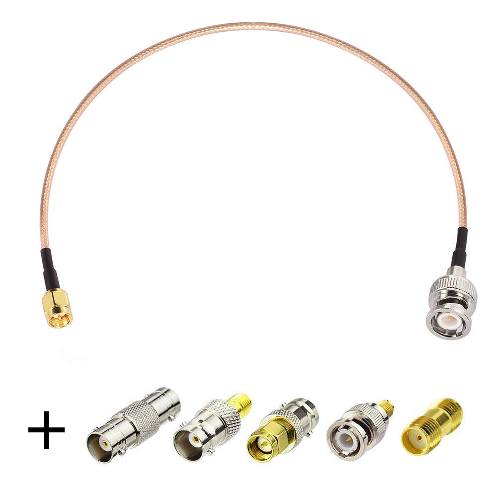Superbat SMA-to-BNC cable 30 cm for stable RF connections.