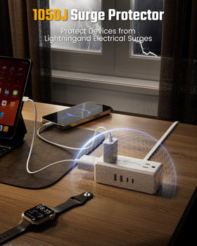 SUPERDANNY 1050J surge protection guards connected devices